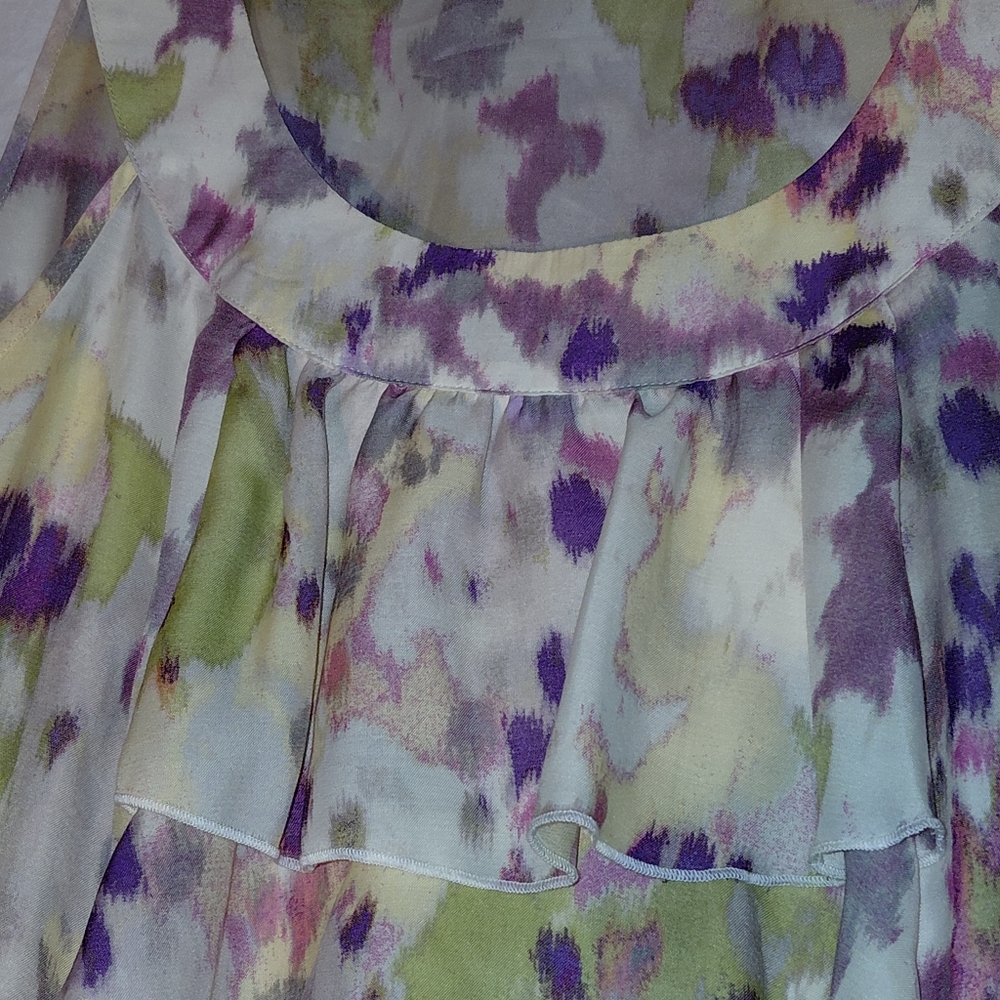 LOFT Multicolor Floral Tank Top Sleeveless Small Excellent Condition! - Picture 3 of 3